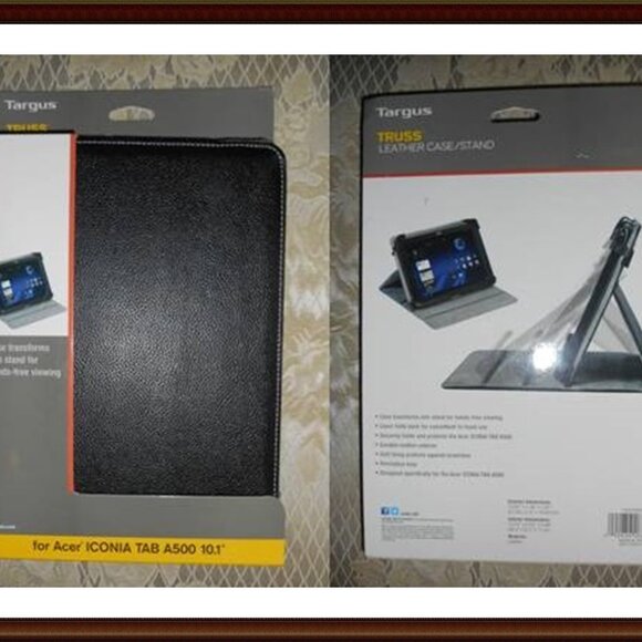 GENTLY USED LEATHER CASE/STAND for Acer ICONIA TAB A500. Please Read All. - Picture 6 of 6